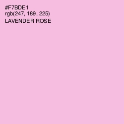 #F7BDE1 - Lavender Rose Color Image