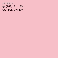 #F7BFC7 - Cotton Candy Color Image