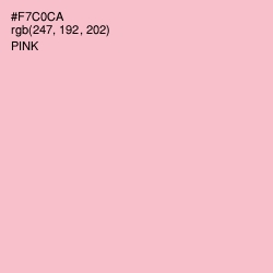 #F7C0CA - Pink Color Image