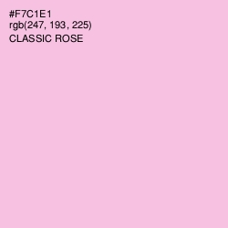 #F7C1E1 - Classic Rose Color Image