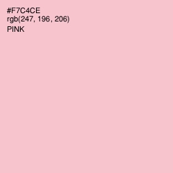 #F7C4CE - Pink Color Image