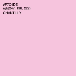 #F7C4DE - Chantilly Color Image