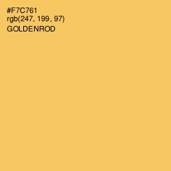 #F7C761 - Goldenrod Color Image