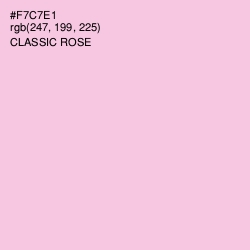 #F7C7E1 - Classic Rose Color Image