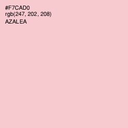 #F7CAD0 - Azalea Color Image