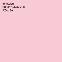 #F7CAD5 - Azalea Color Image