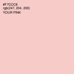 #F7CCC8 - Your Pink Color Image