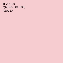 #F7CCD0 - Azalea Color Image