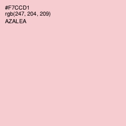 #F7CCD1 - Azalea Color Image