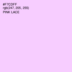 #F7CDFF - Pink Lace Color Image