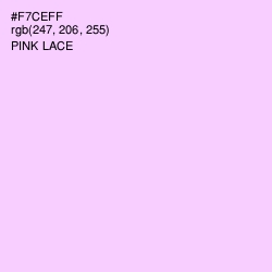 #F7CEFF - Pink Lace Color Image