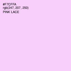 #F7CFFA - Pink Lace Color Image