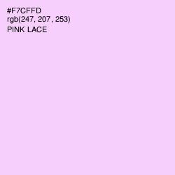 #F7CFFD - Pink Lace Color Image
