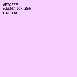 #F7CFFE - Pink Lace Color Image