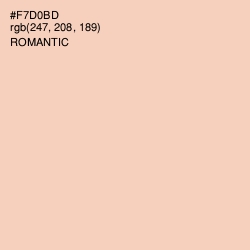 #F7D0BD - Romantic Color Image