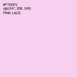 #F7D0F0 - Pink Lace Color Image