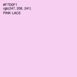 #F7D0F1 - Pink Lace Color Image