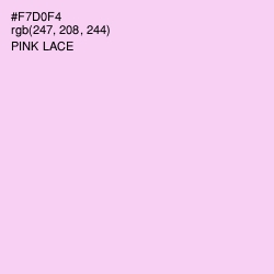 #F7D0F4 - Pink Lace Color Image