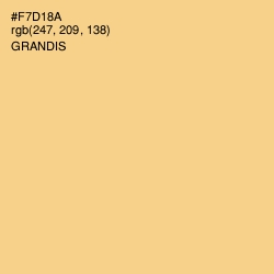 #F7D18A - Grandis Color Image