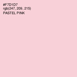 #F7D1D7 - Pastel Pink Color Image