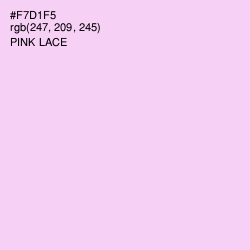 #F7D1F5 - Pink Lace Color Image