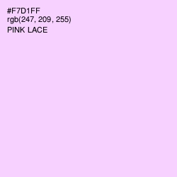 #F7D1FF - Pink Lace Color Image