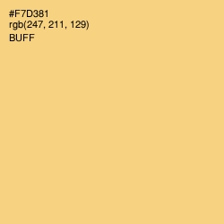 #F7D381 - Buff Color Image