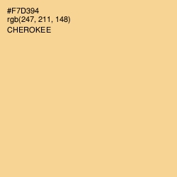 #F7D394 - Cherokee Color Image