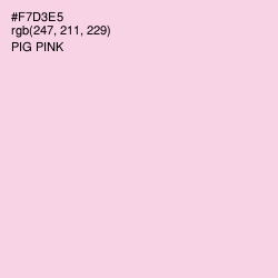 #F7D3E5 - Pig Pink Color Image