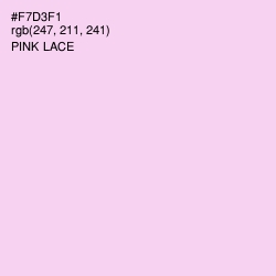 #F7D3F1 - Pink Lace Color Image