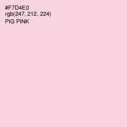 #F7D4E0 - Pig Pink Color Image