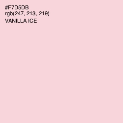 #F7D5DB - Vanilla Ice Color Image