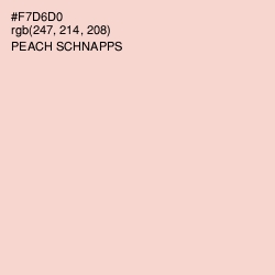 #F7D6D0 - Peach Schnapps Color Image