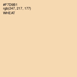 #F7D9B1 - Wheat Color Image