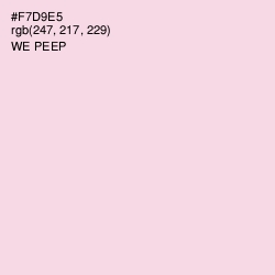 #F7D9E5 - We Peep Color Image