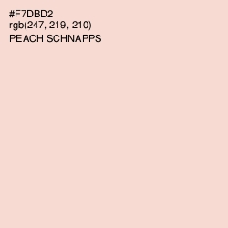 #F7DBD2 - Peach Schnapps Color Image