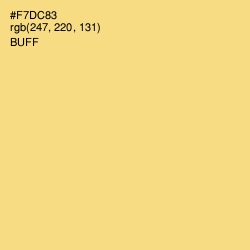 #F7DC83 - Buff Color Image