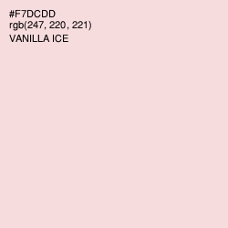 #F7DCDD - Vanilla Ice Color Image