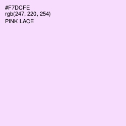 #F7DCFE - Pink Lace Color Image