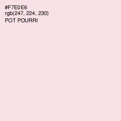 #F7E0E6 - Pot Pourri Color Image