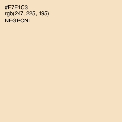 #F7E1C3 - Negroni Color Image
