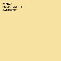 #F7E2A1 - Sandwisp Color Image