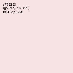 #F7E2E4 - Pot Pourri Color Image
