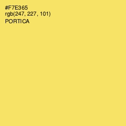 #F7E365 - Portica Color Image