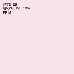 #F7E4EB - Prim Color Image