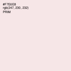 #F7E6E8 - Prim Color Image