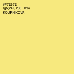 #F7E97E - Kournikova Color Image