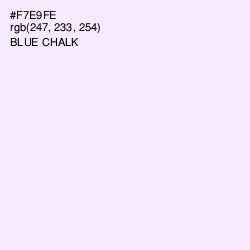 #F7E9FE - Blue Chalk Color Image