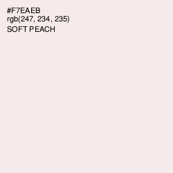 #F7EAEB - Soft Peach Color Image