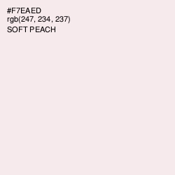 #F7EAED - Soft Peach Color Image